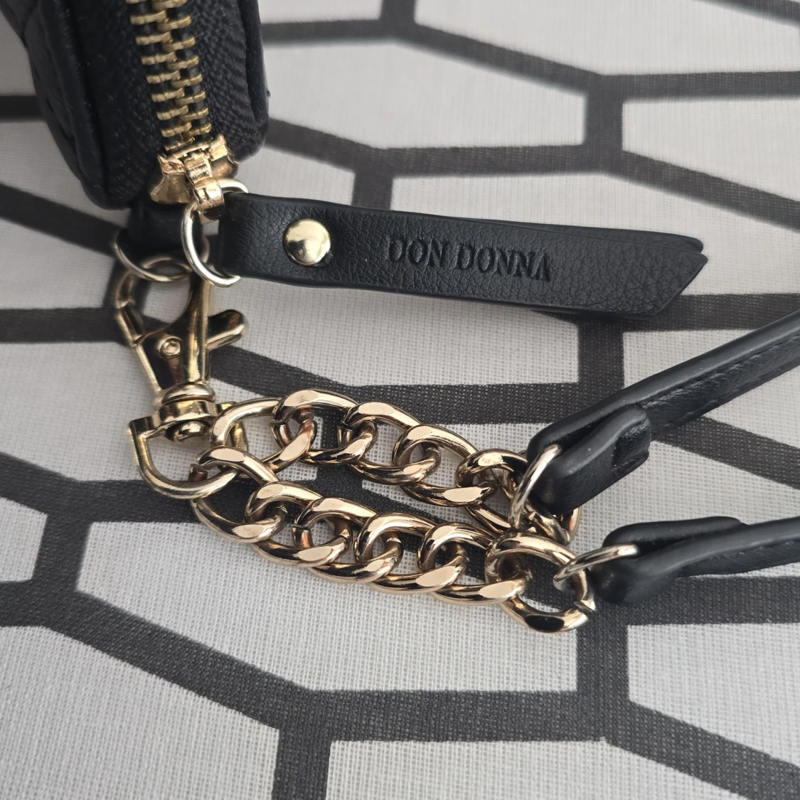 Svart quiltad plånbok Don Donna - 3