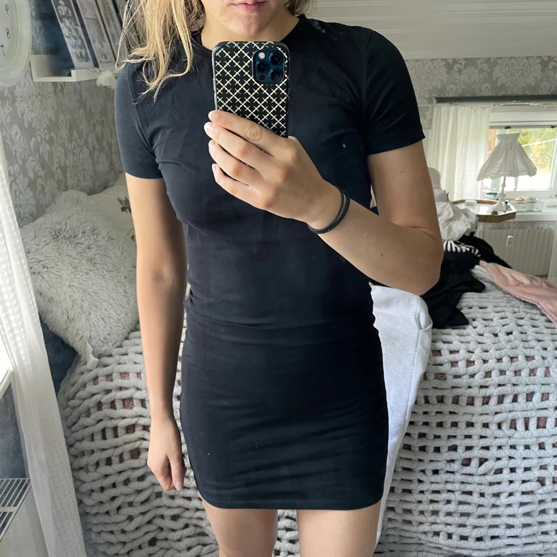 Svart t-shirtklänning  - 2