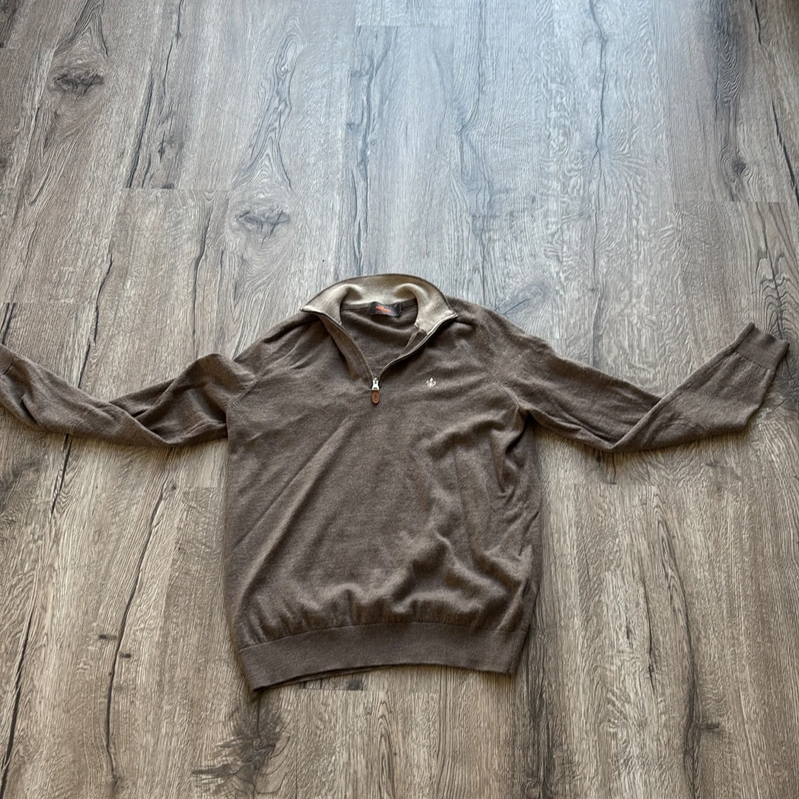 Brun merinoullströja från Morris