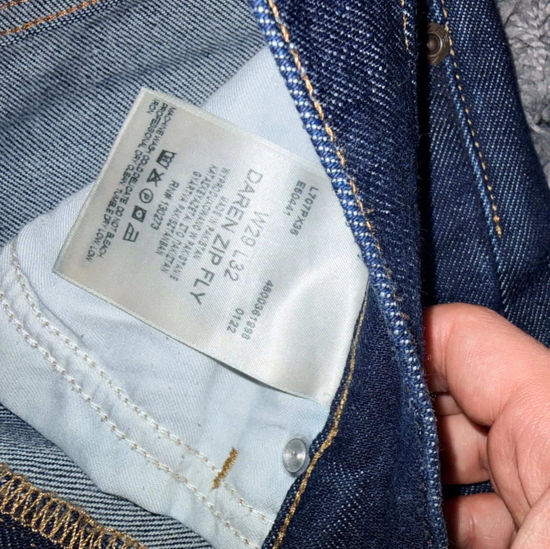 Mörkblå Lee Daren jeans W30 L32 - 3