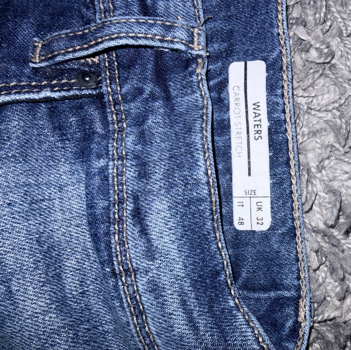 Blå ripped jeans Andy World WATERS - 3