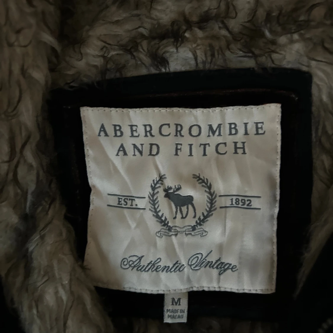 Svart hoodiejacka Abercrombie & Fitch - 1