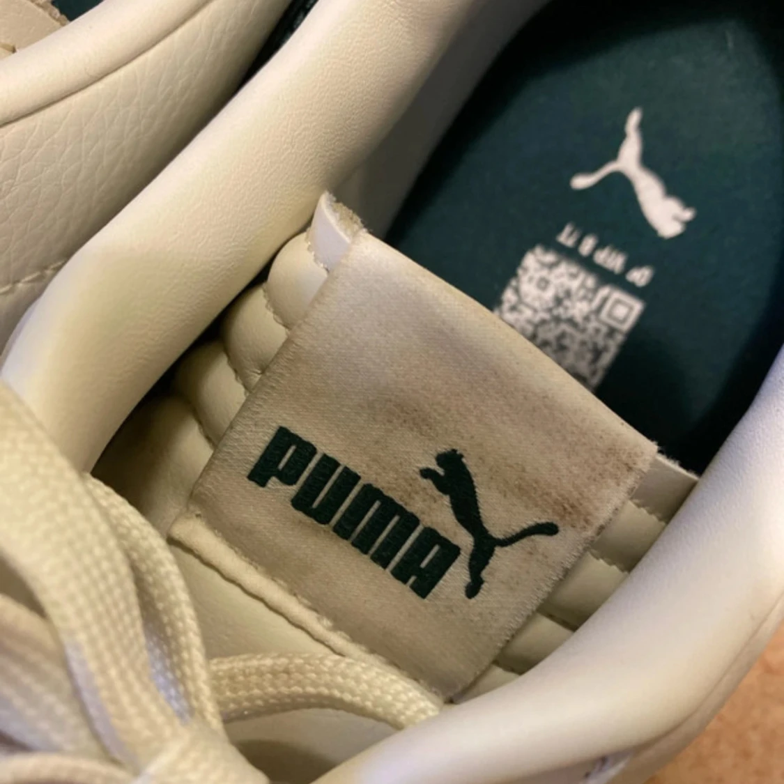 Puma CLUB 5v5 Unisex Green and White sneakers - 4