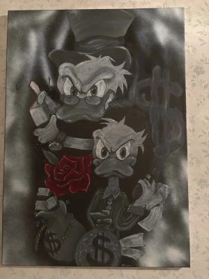 Målning - Målning som är hemma gjord.