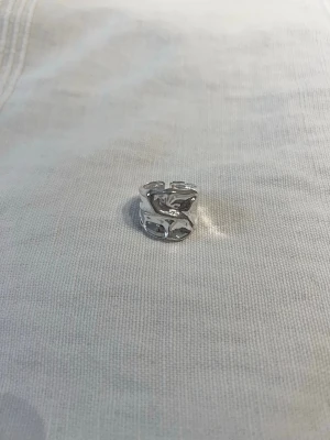 Silver ring - Justerbar och rostfri stål 