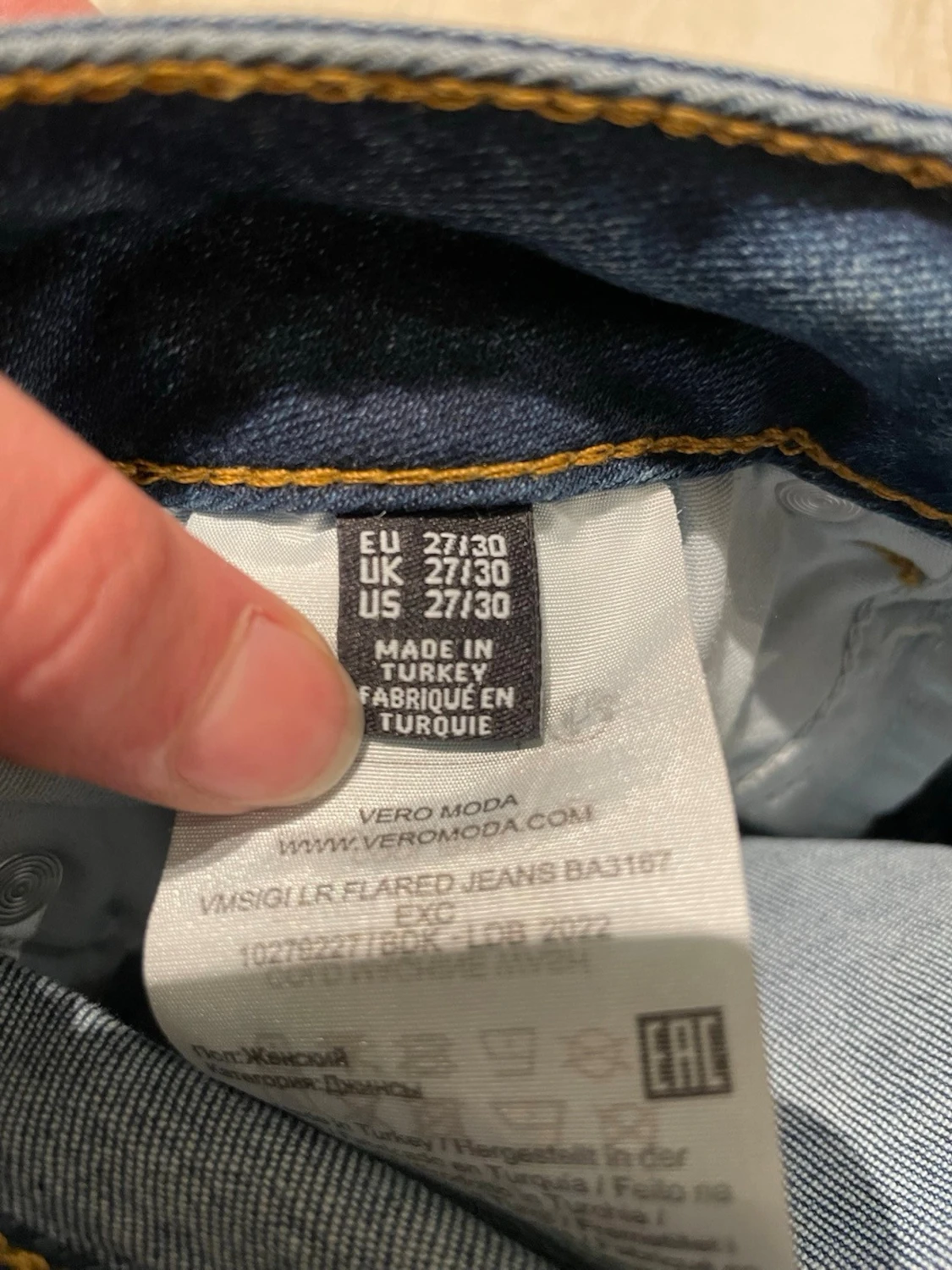 Lågmidjade bootcut jeans från Vero Moda - 4
