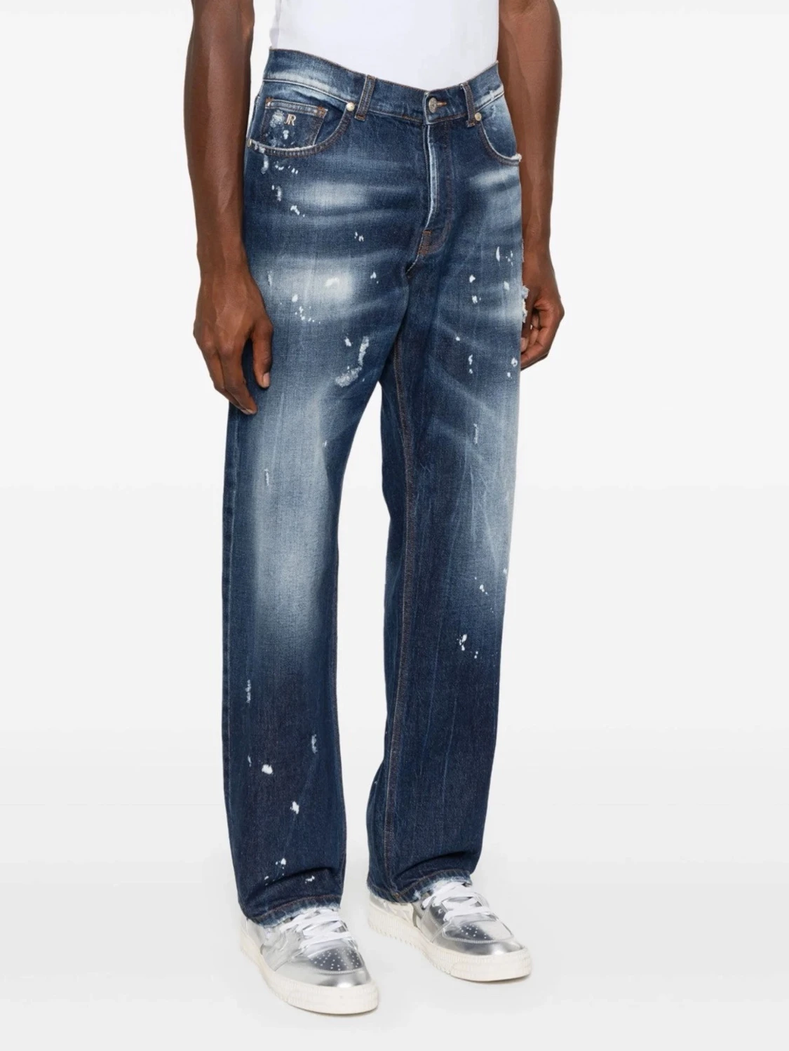 John Richmond distressed jeans