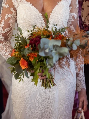 Bröllopsklänning Pronovias sjöljungru modell st 36/38 - Köpt på Promes & Weddings Malmö 