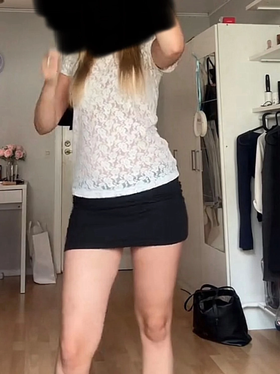 Vit spetsblus från Pull&Bear - 3