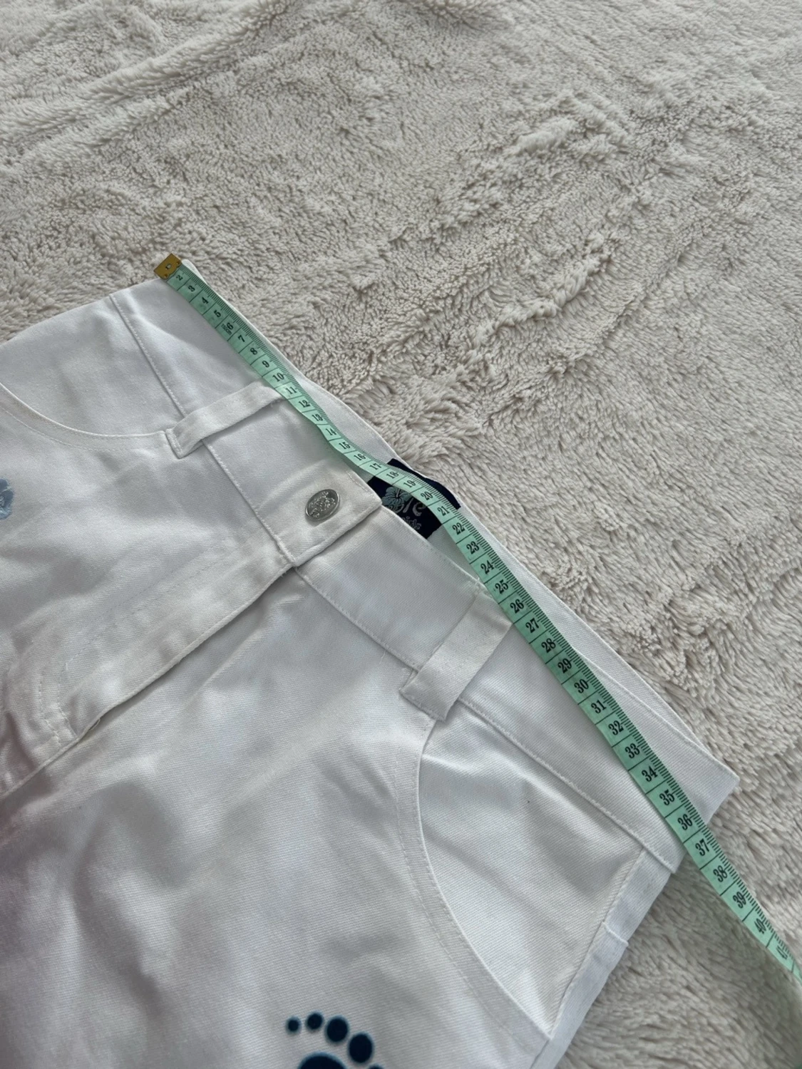 Lågmidjad kjol med tryck   - 3