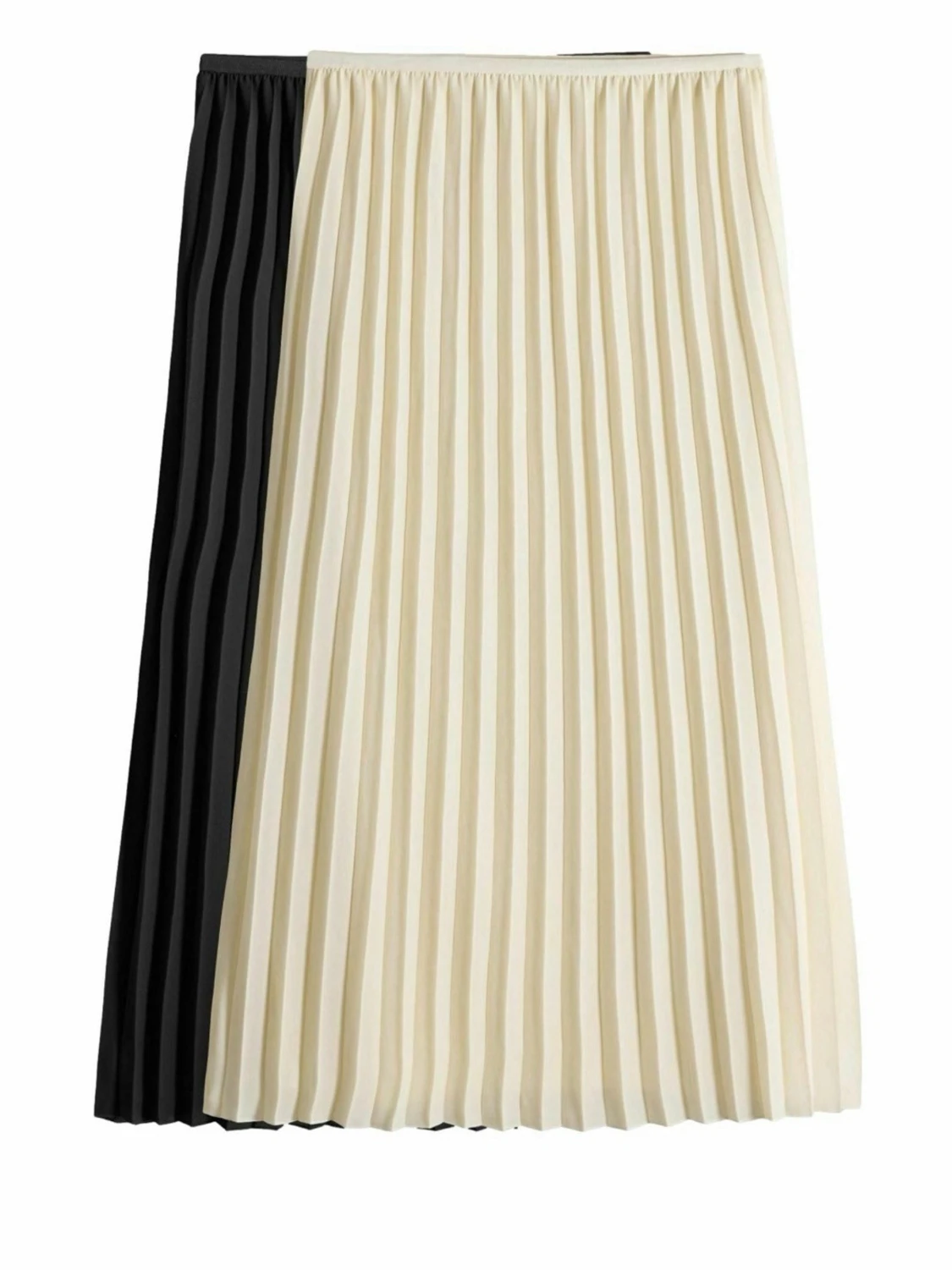 Plisserad beige  från VILA - 1