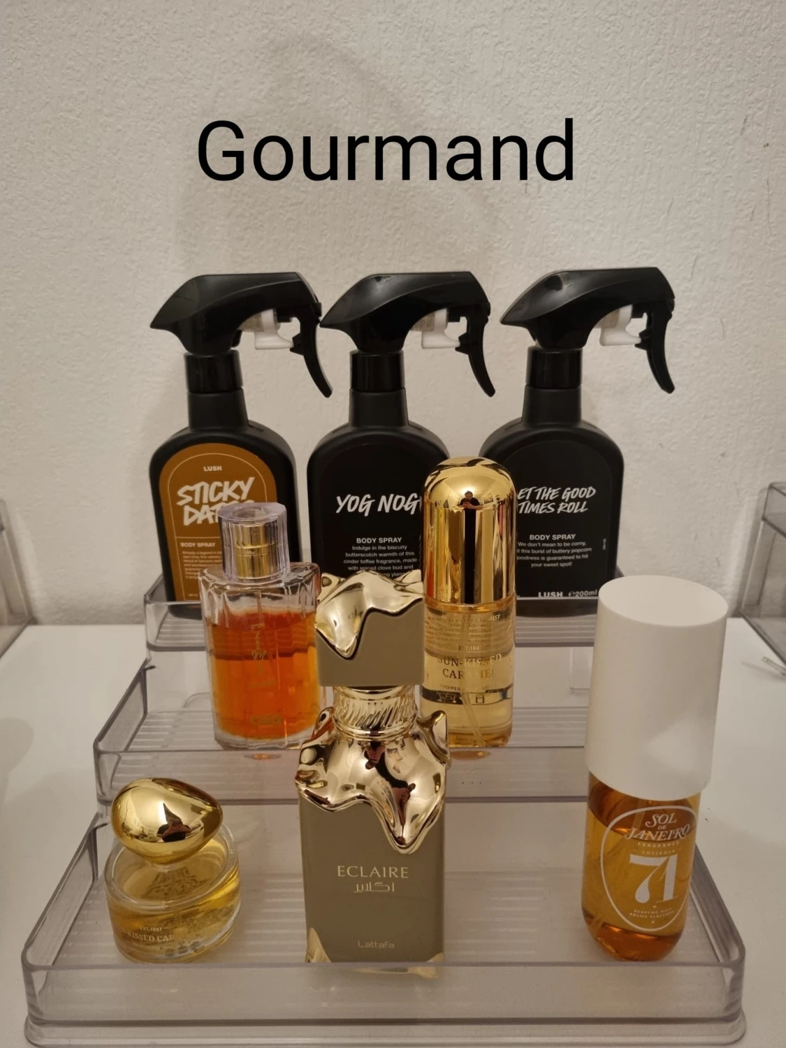 Parfym split Gourmand tester samples vanilla vanilj jul 