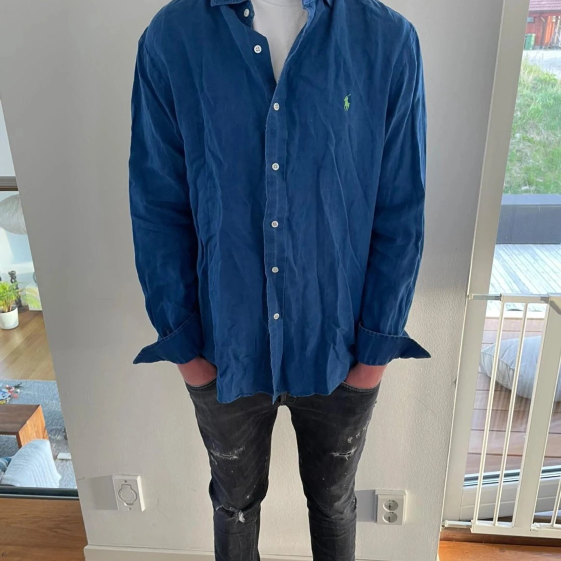 Polo Ralph lauren linneskjorta - 1