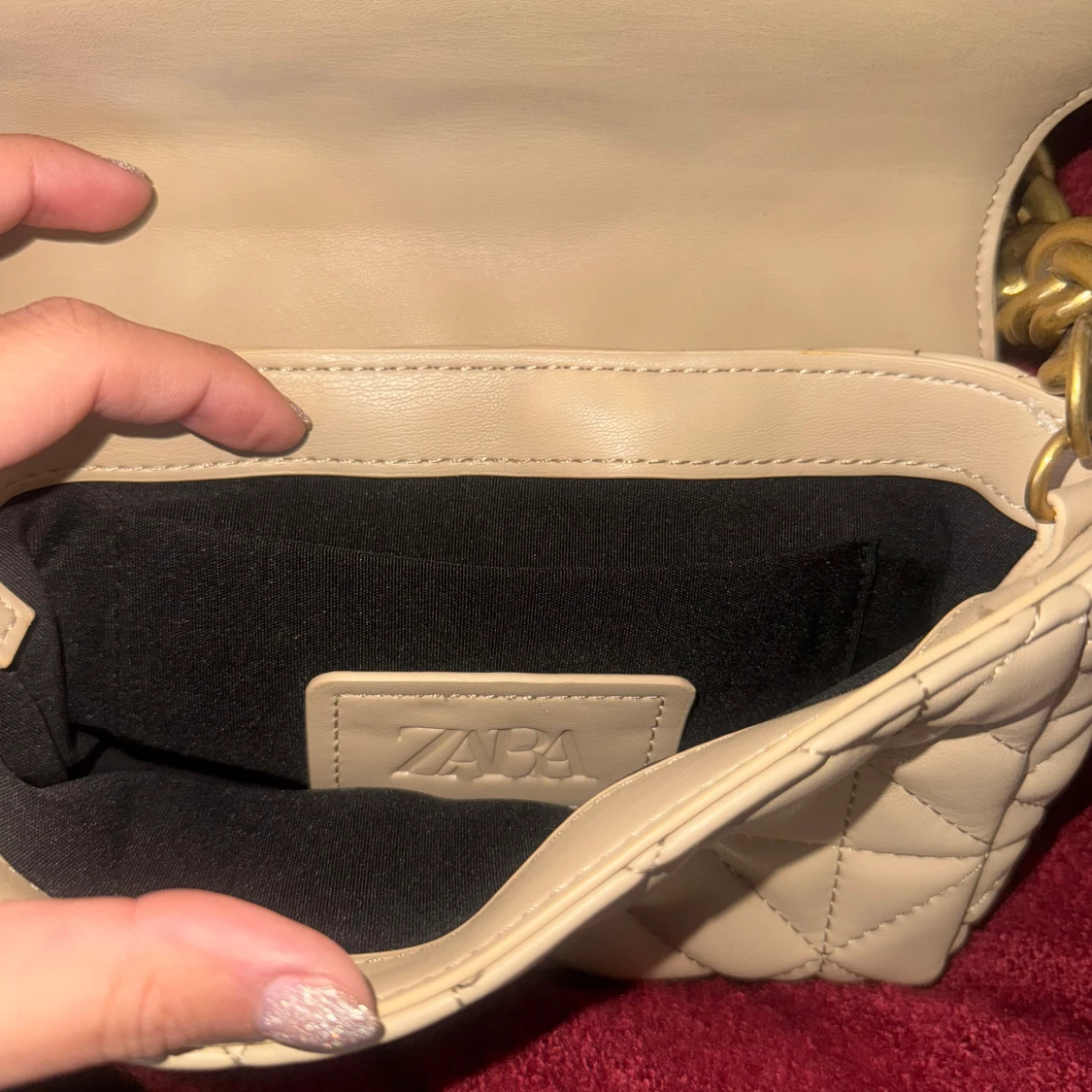 Beige väska från Zara - 2