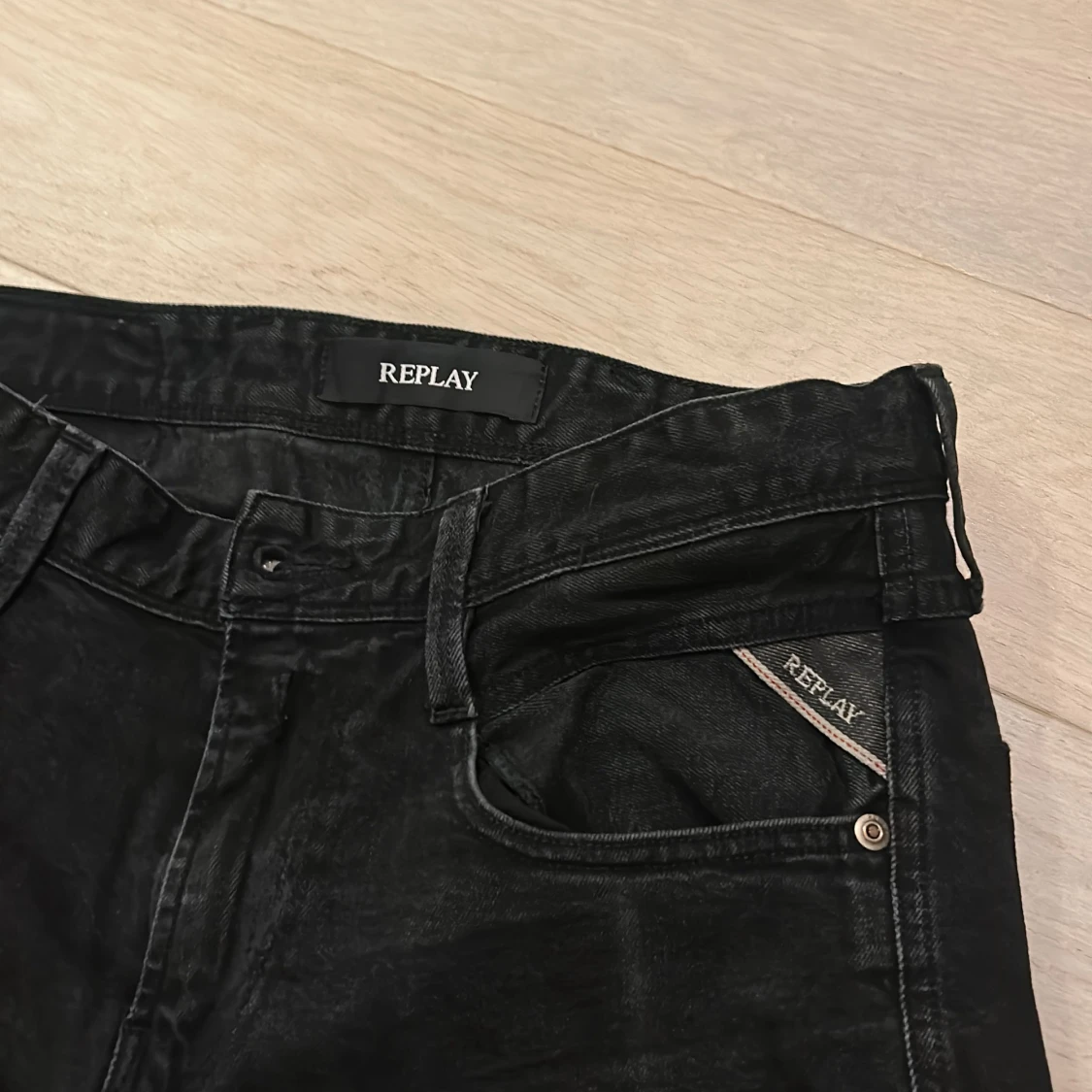 Replay Anbass svarta jeans, stl 29 - 1