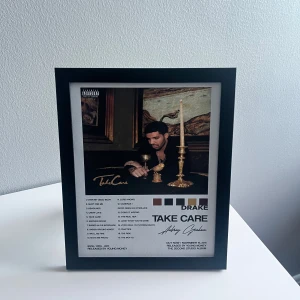 Drake - Take Care - Drake - Tale Care tavla. Storlek 20x25. Finns att hämta i Östersund🤗 Ram ingår alltid✅