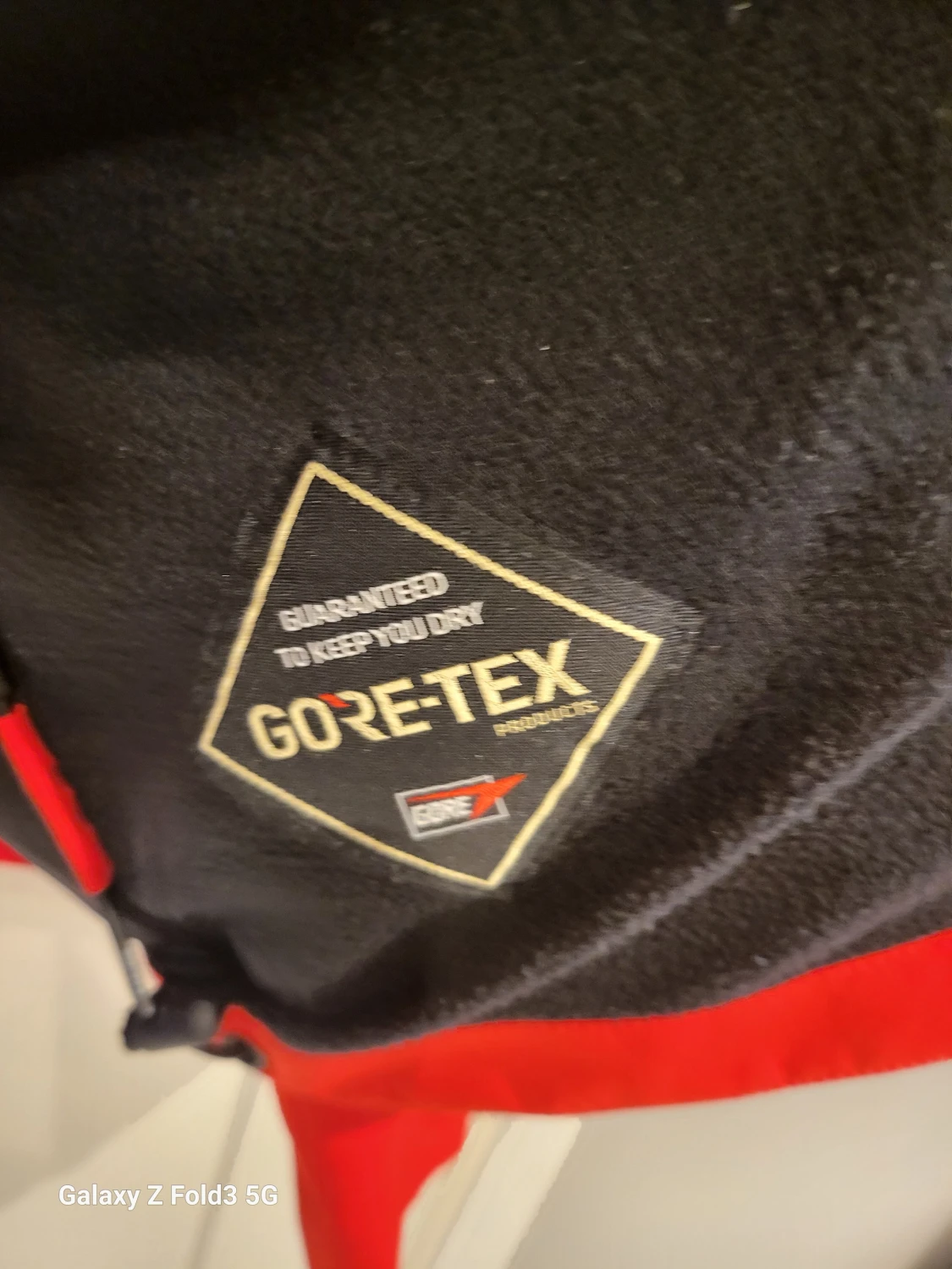 Röd Gore-Tex vindjacka Sail Racing - 1