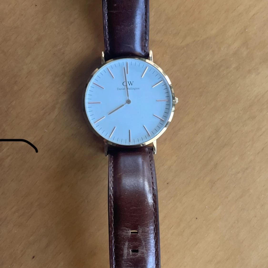 Daniel Wellington klocka med brun läderrem - 1