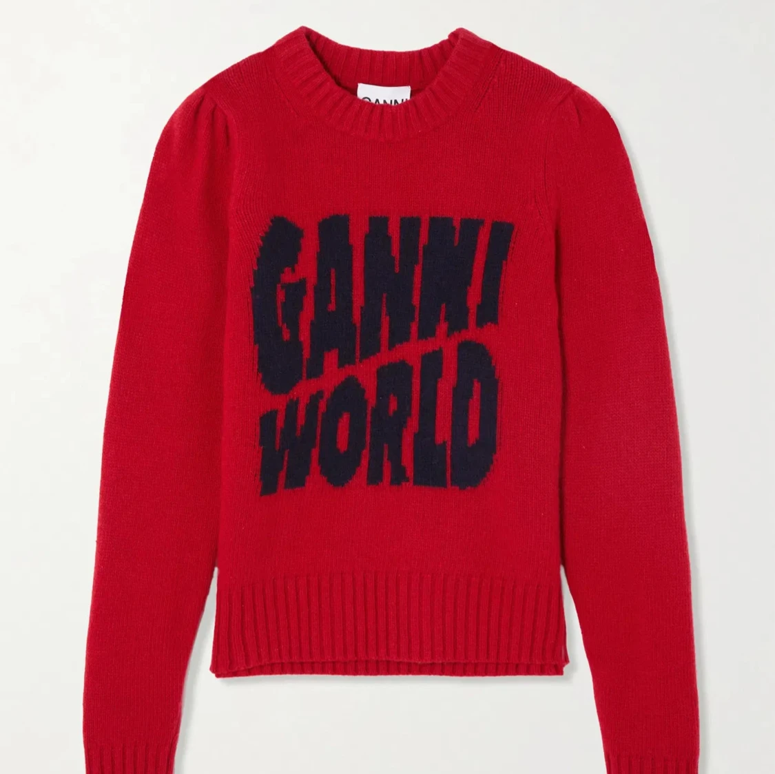 stickad tröja från Ganni