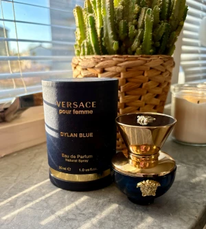 Versace Dylan Blue Pour Femme - Versace Dylan Blue Pour Femme Eau de Parfum, 30 ml. Snygg och lyxig design med gulddetaljer. Perfekt storlek att ta med i väskan. En ikonisk doft från Versace som sticker ut i mängden. Ny