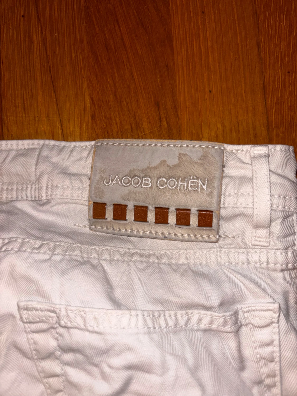 Vita Jacob Cohën byxor, storlek 32