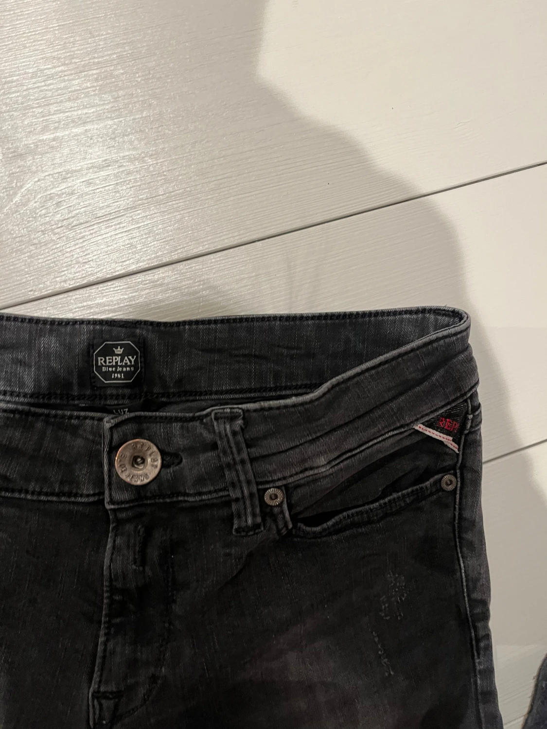 Replay svarta jeans, waist 29/30 - 2