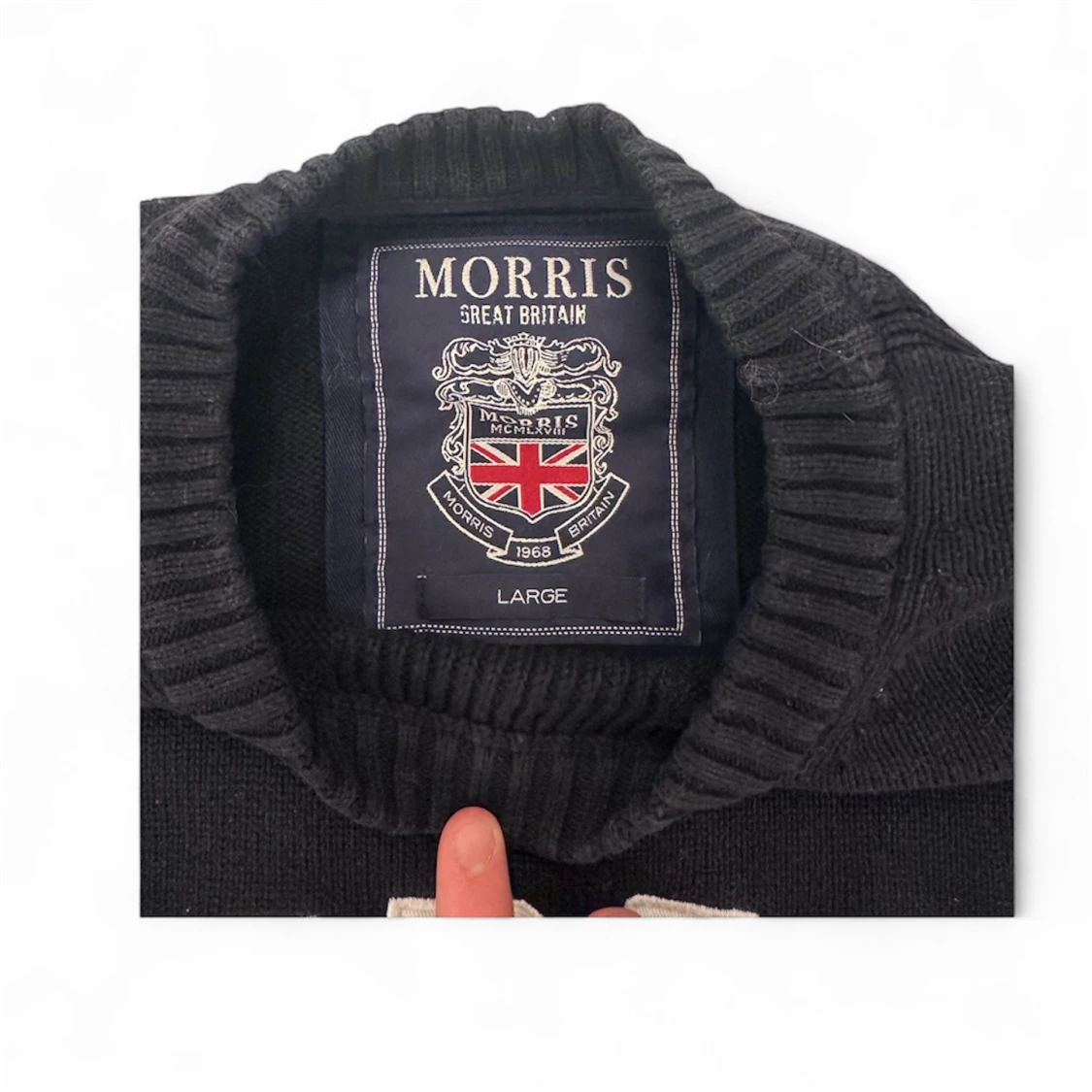  stickad Morris tröja  - 3