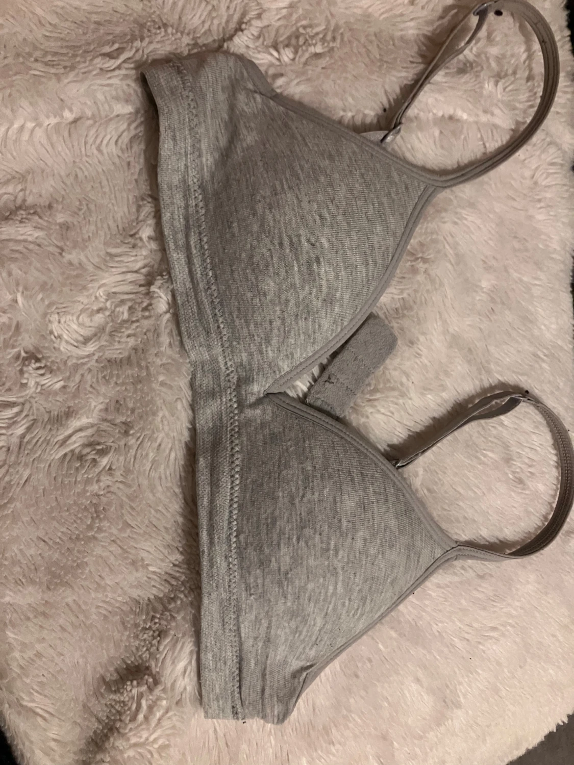 Grå bandeau tubtopp med justerbara band - 1