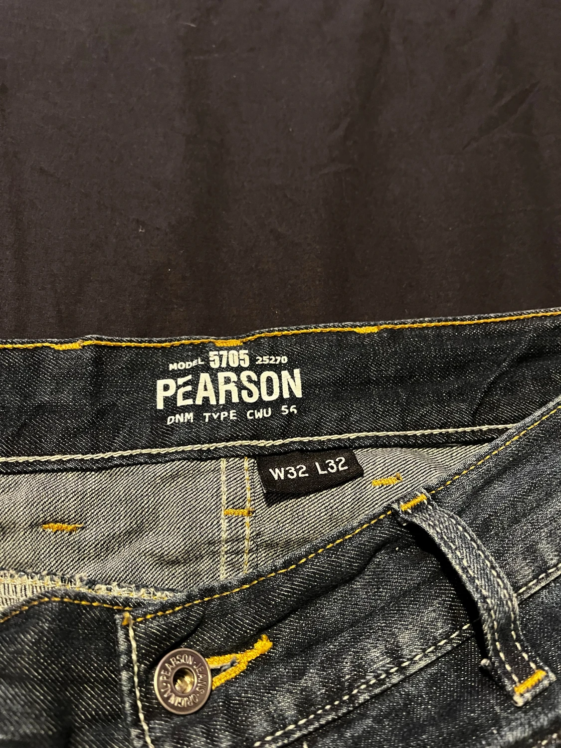 Mörkblå jeans från Pearson W32 L32 - 1