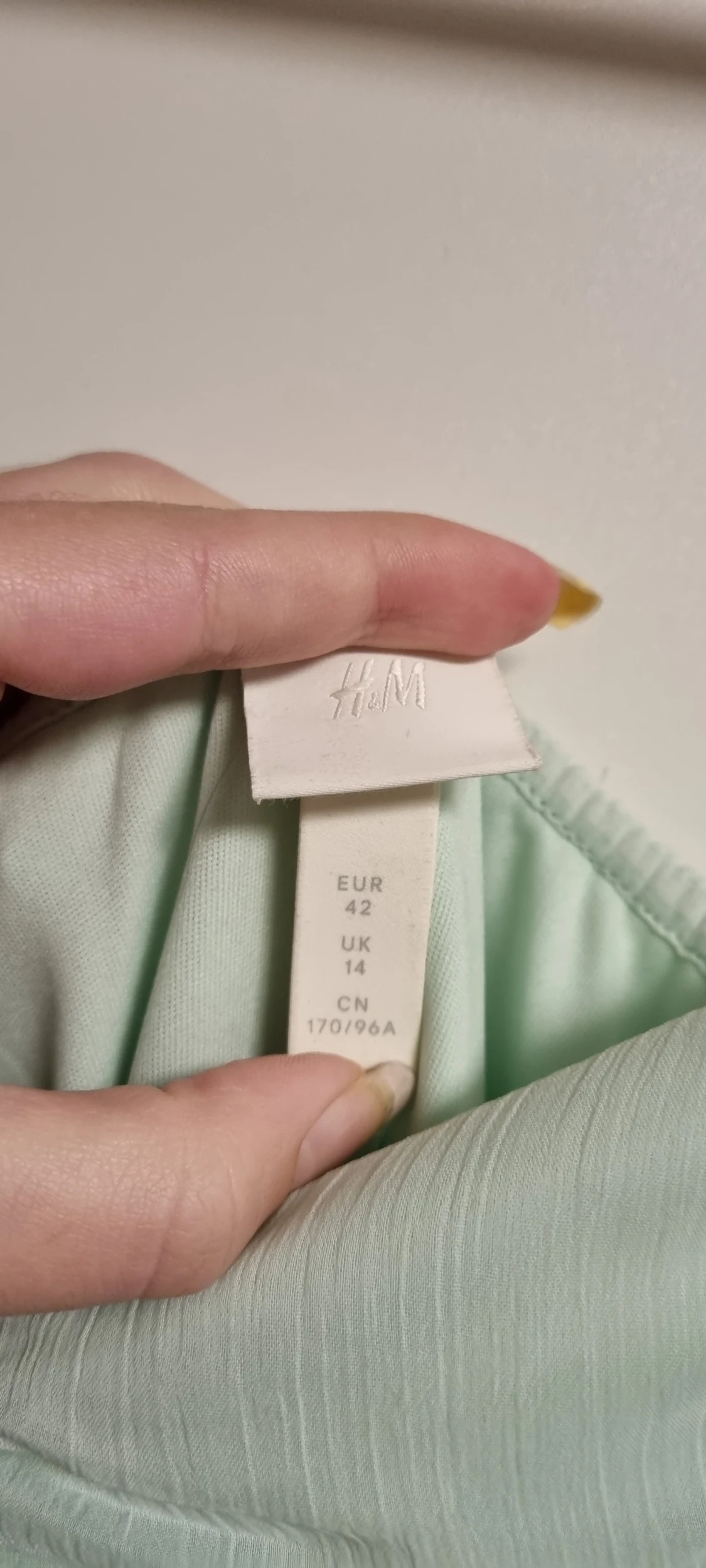 Ljusgrön långklänning från H&M - 2