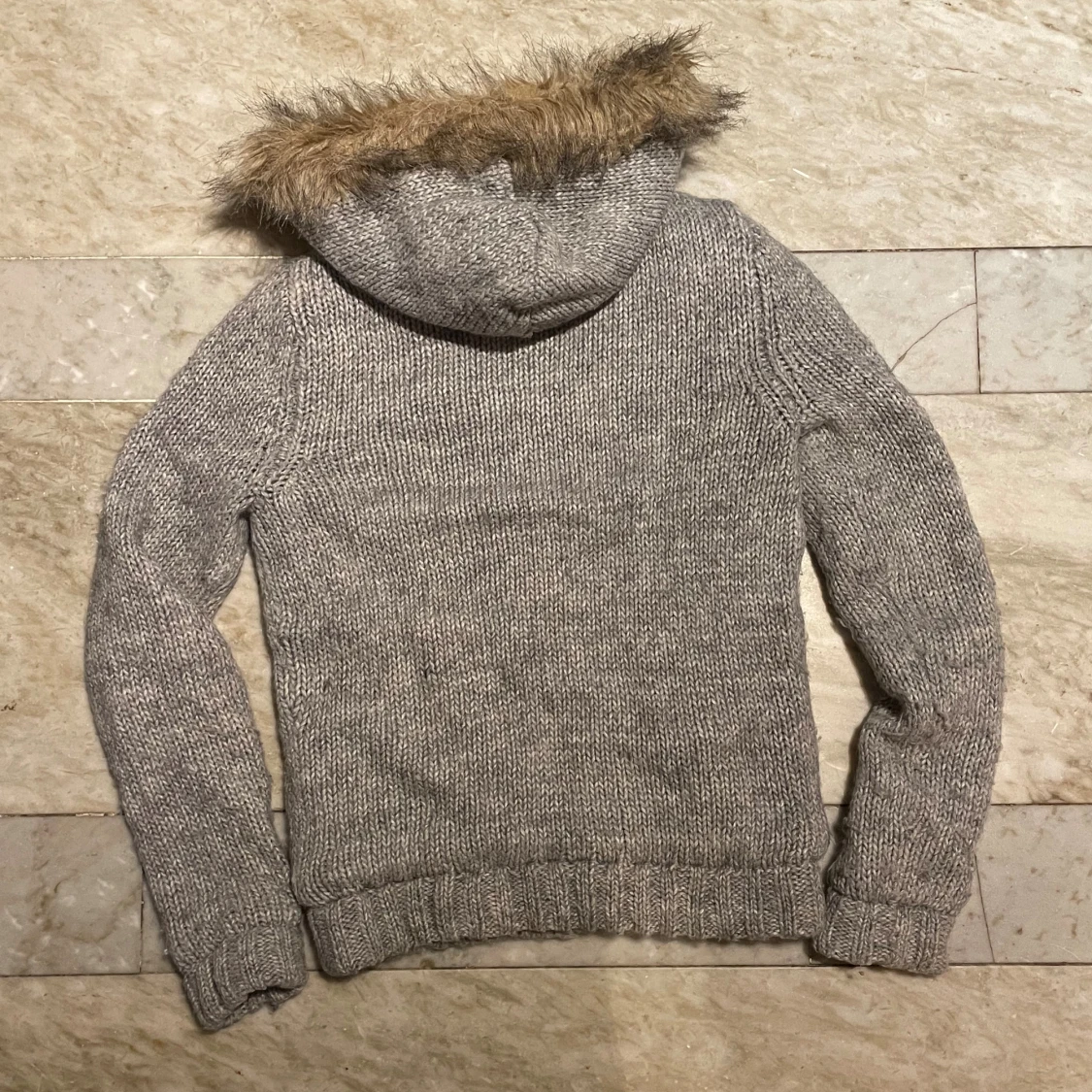 Cardigan med päls - 2