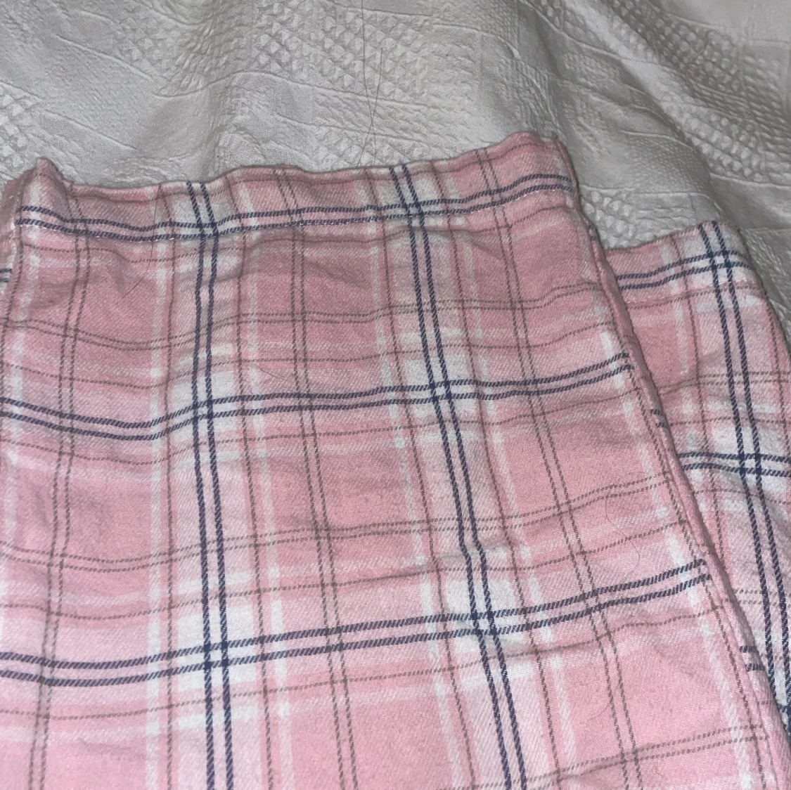 Rosa rutiga pyjamas set  från 157 - 2