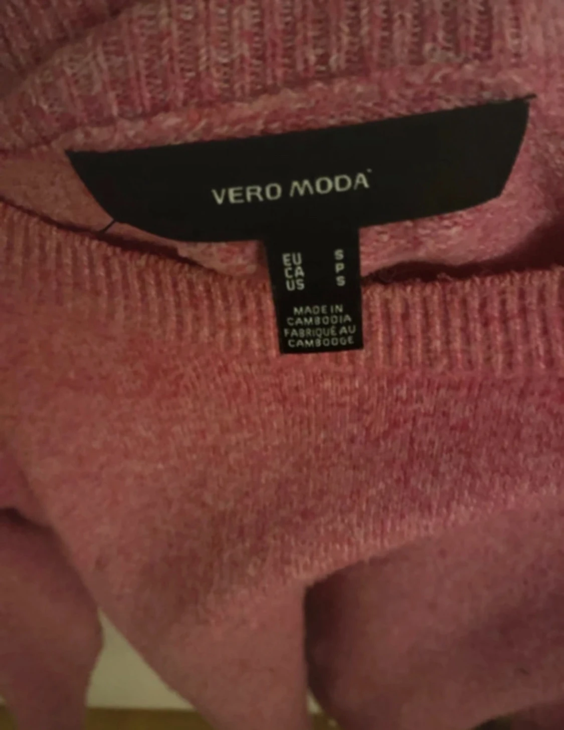 Rosa stickad tröja från Vero Moda - 2