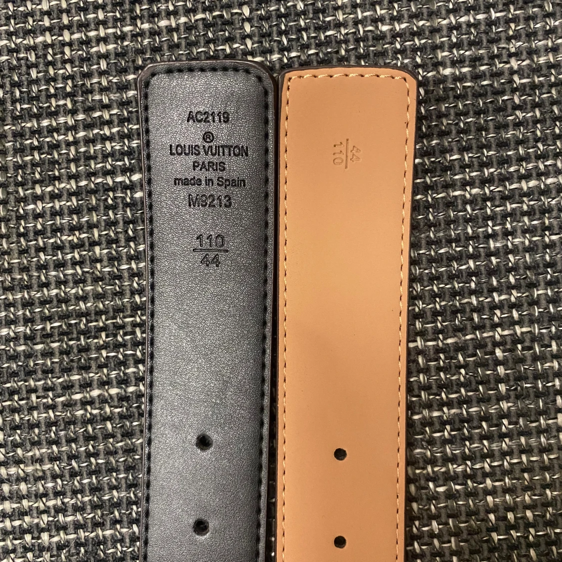 Louis Vuitton bälte monogram & rutig - 2