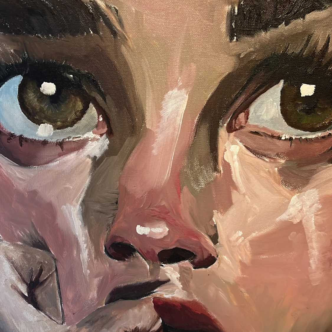 Original Handmålad konst signerad  - 3