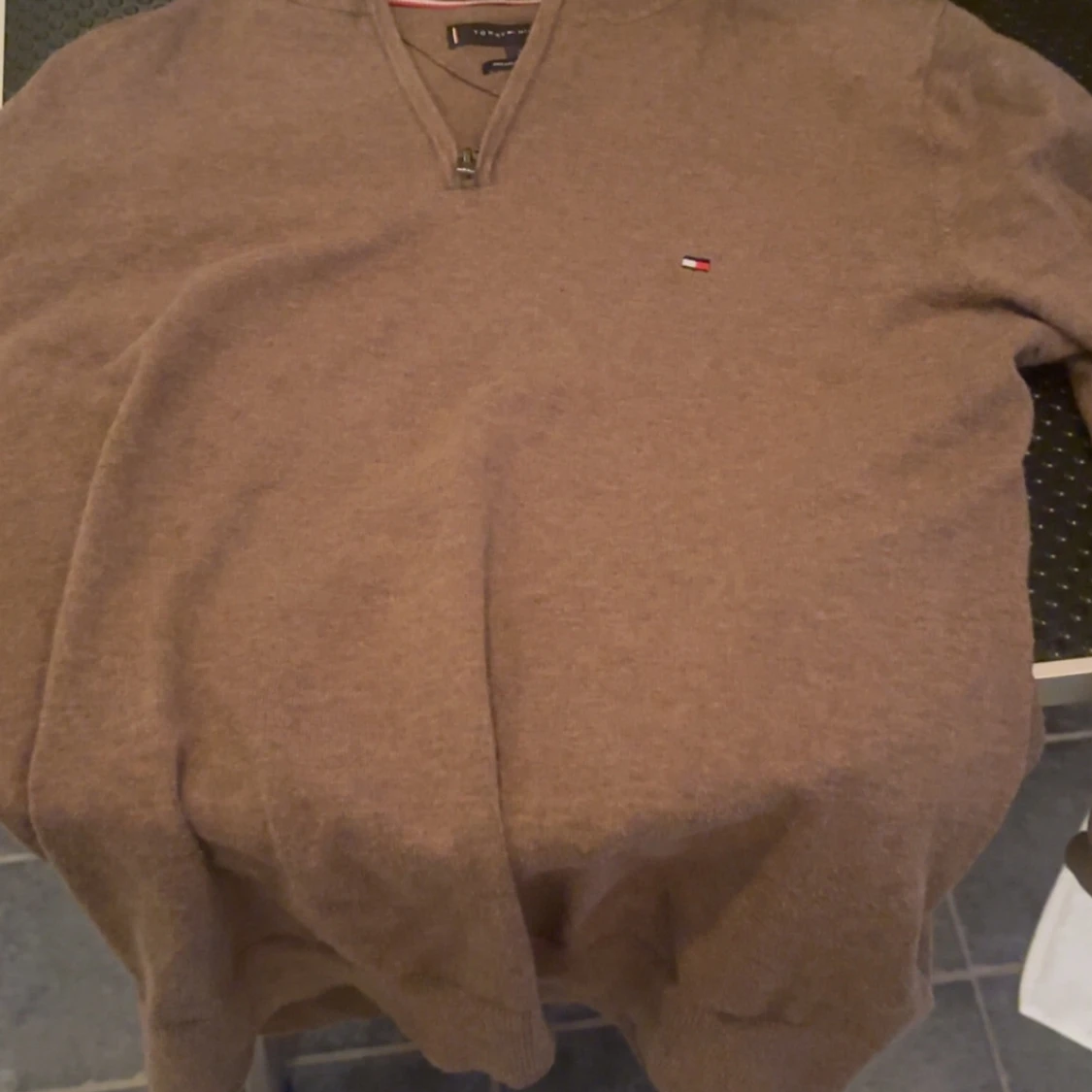 Brun half zip tröja Tommy Hilfiger - 2