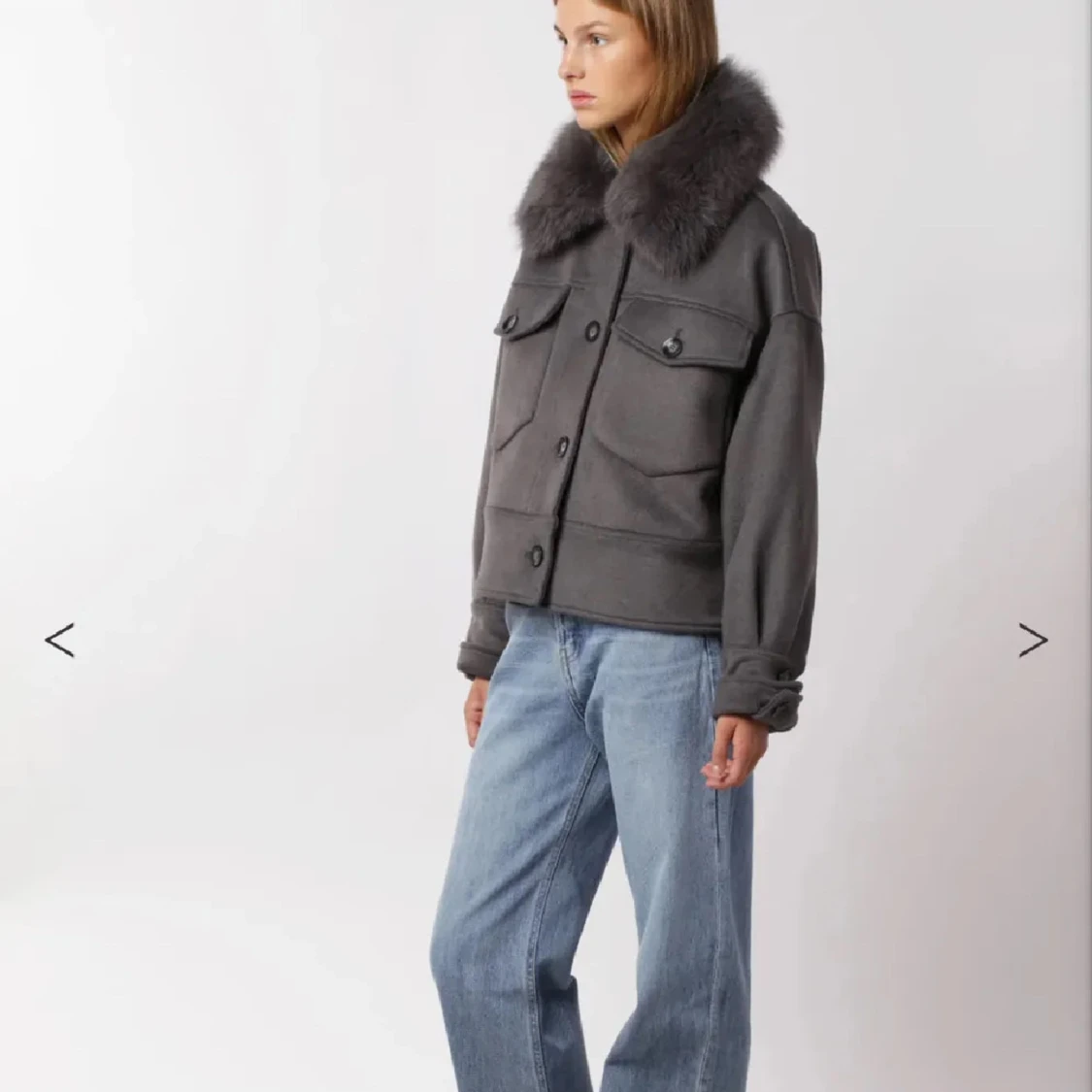 Meotine kappa med päls - 1