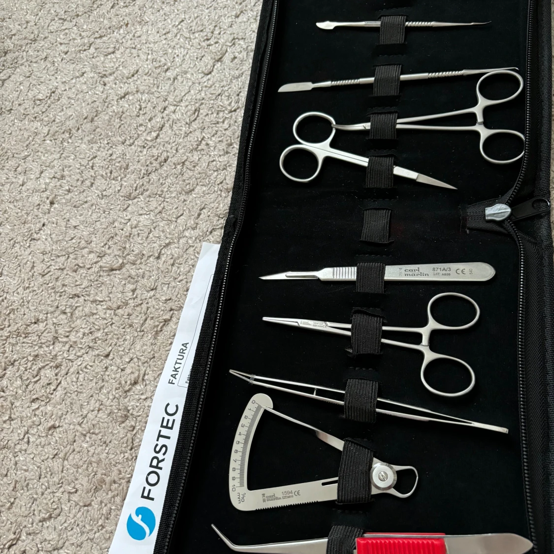 Carl Martin Kirurgiskt Instrumentset - 1