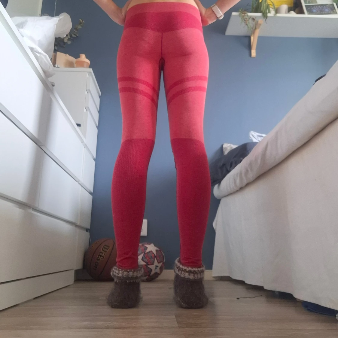 Rosa seamless leggings från lager 157 Funktion - 1