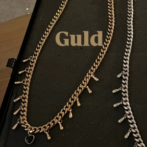 GULD Elwima halsband  - GULD!! Detta halsband är i guld men säljs även i silver, om du vill köpa i silver kolla dom andra annonsen och köp där det står silver !💛💛Kedjan är 45cm lång!