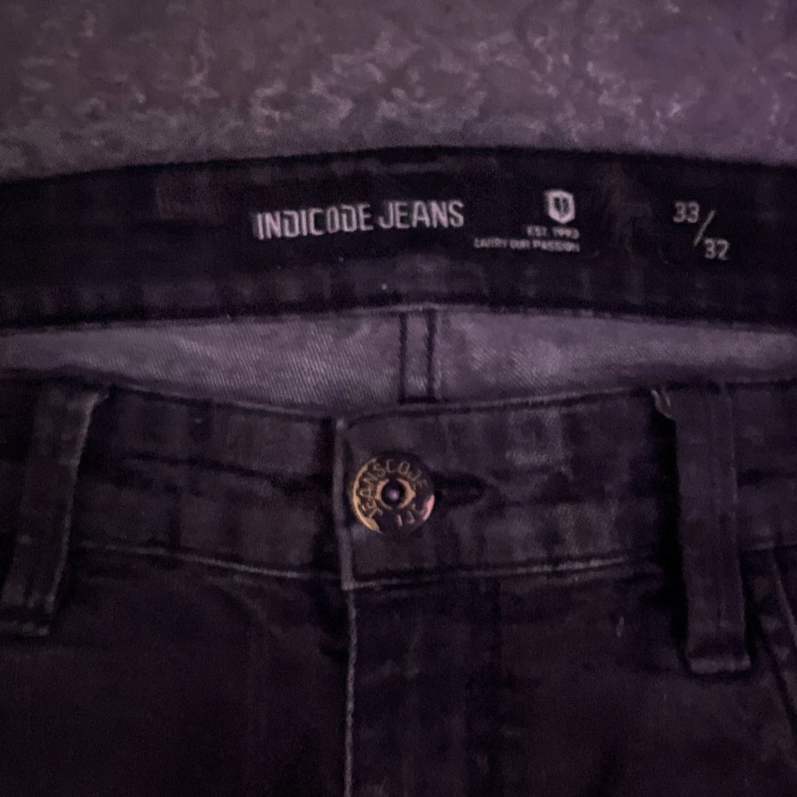 Svarta Indicode jeans, storlek 33/32 - 1