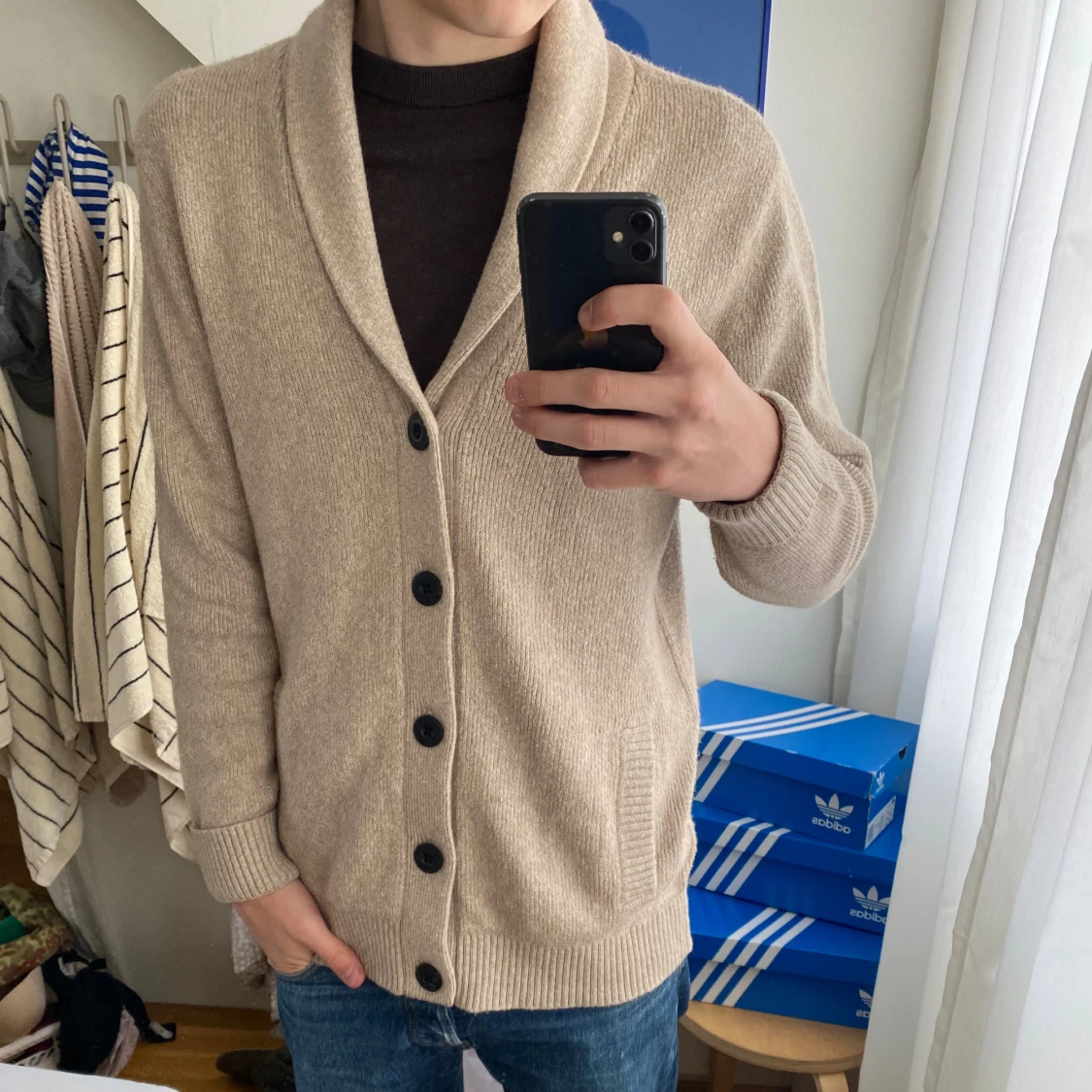 Beige kofta från Hollister, M