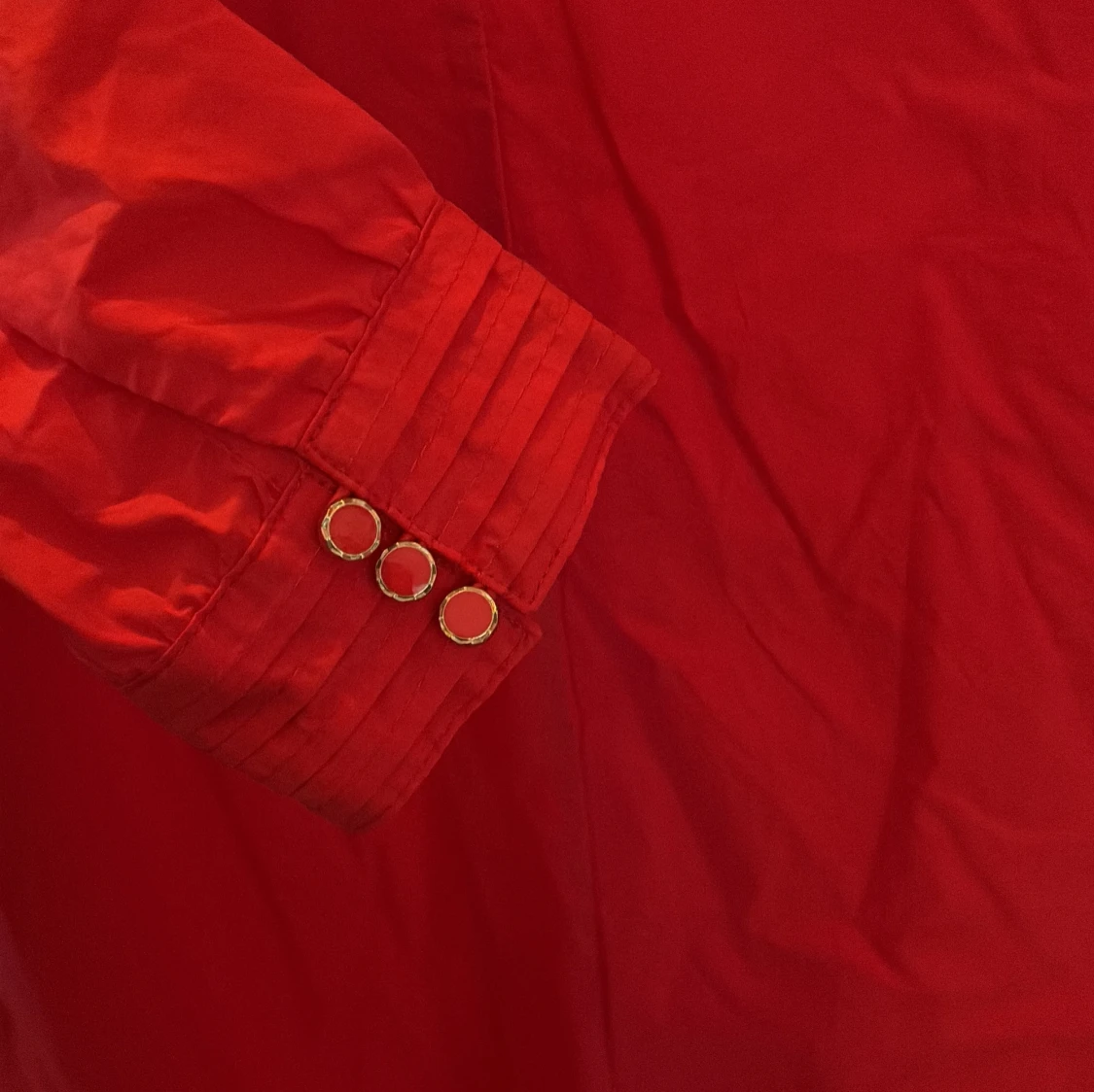 Röd långärmad klänning från Culture