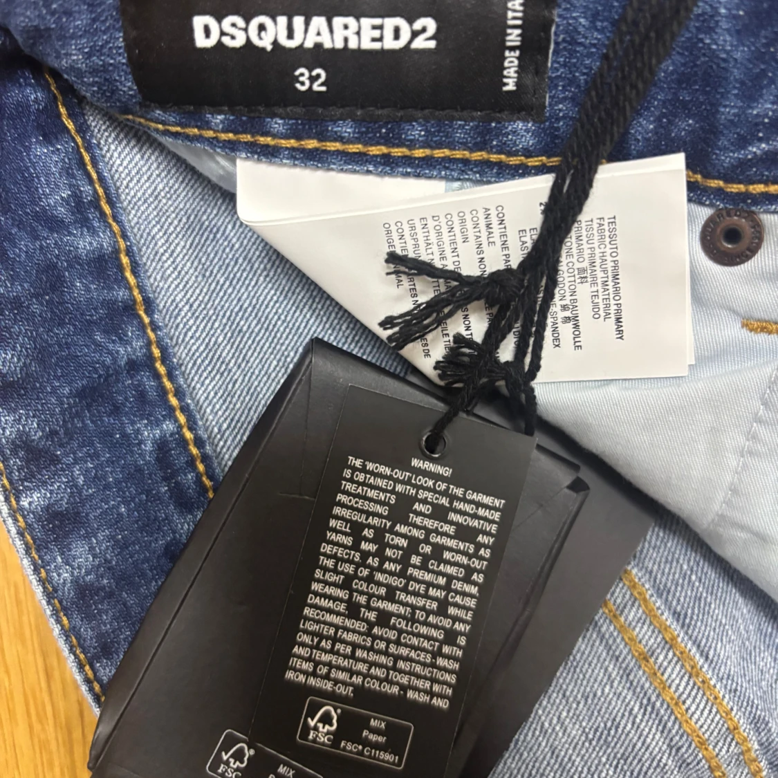 Dsquared2 Jeans Ljusblåa med fade  - 4