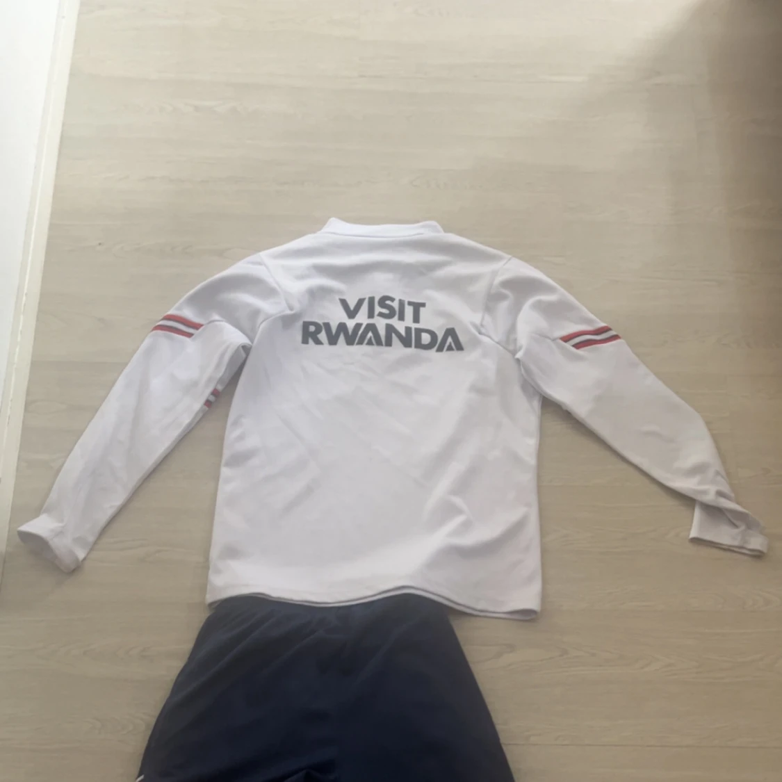 PSG vit långärmad fotbollströja - 1