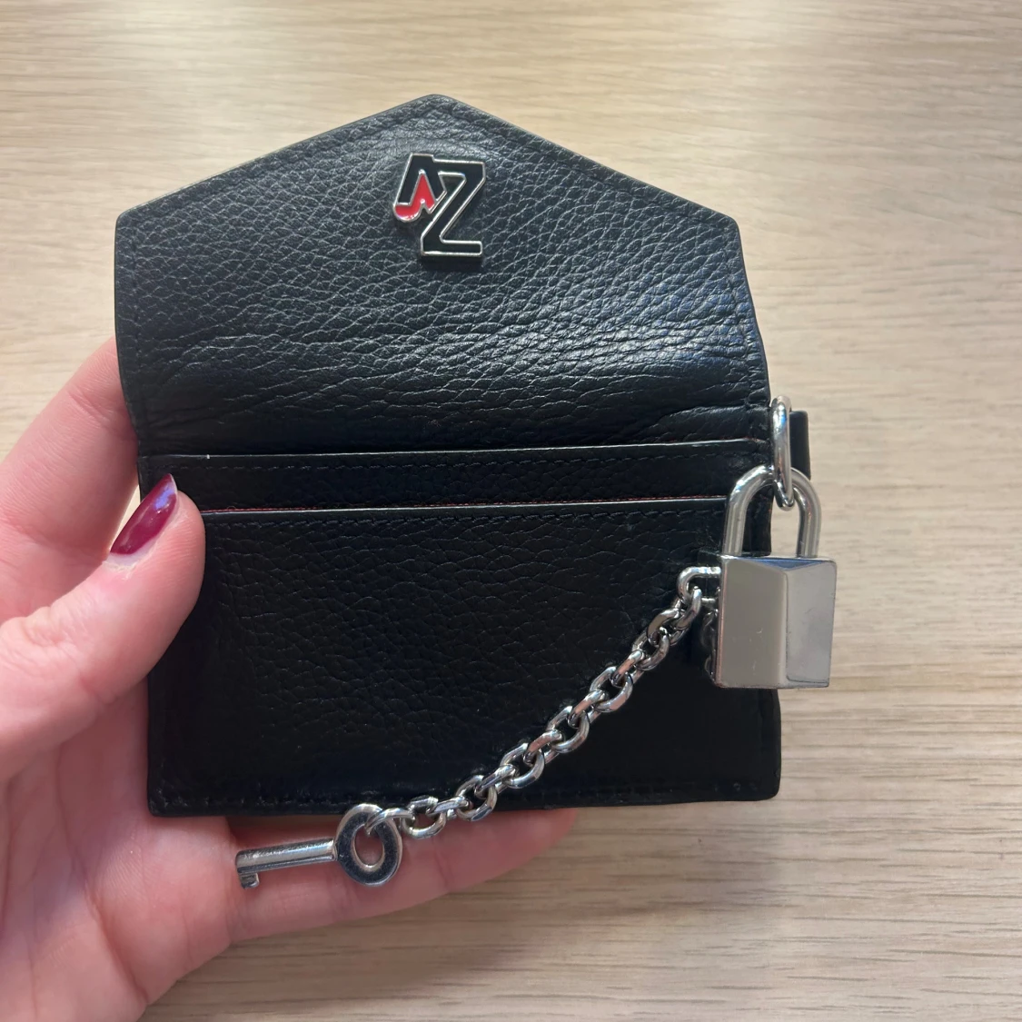 Svart Zadig & Voltaire plånbok med lås - 4