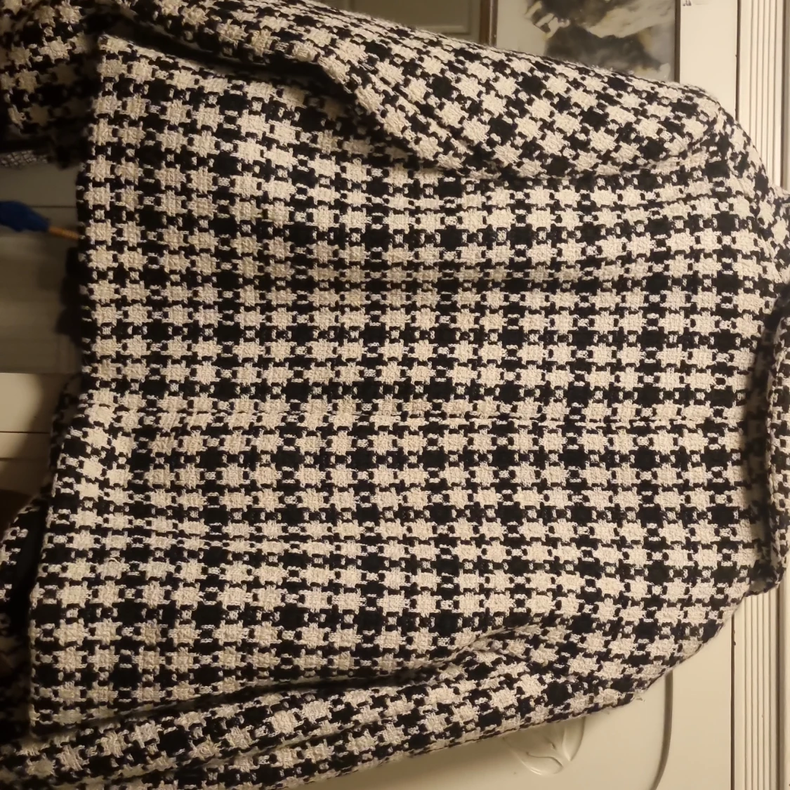 Rutig kavajjacka från H&M, storlek L - 1