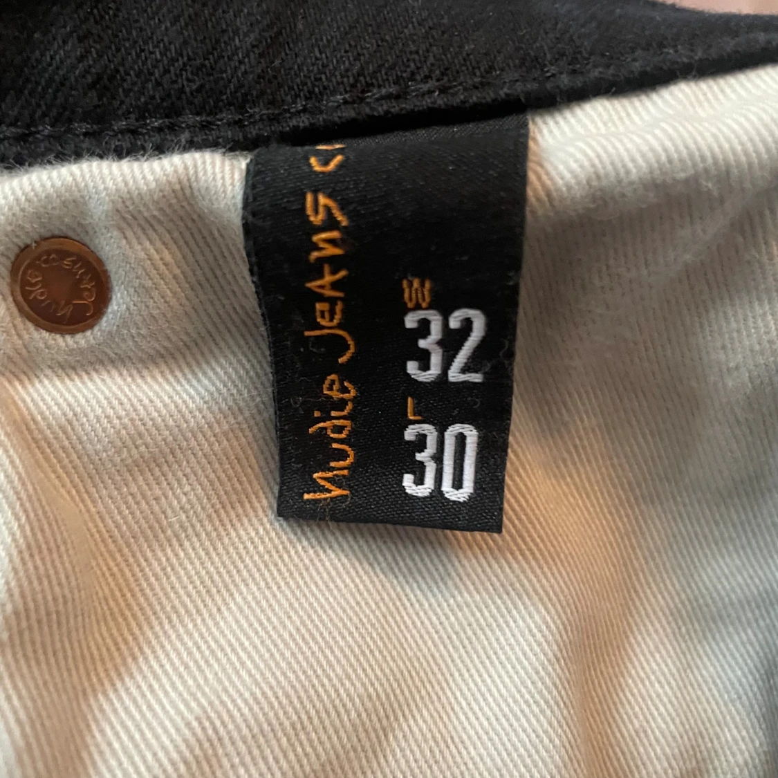 Svarta Slim fit Nudie Jeans  - 4