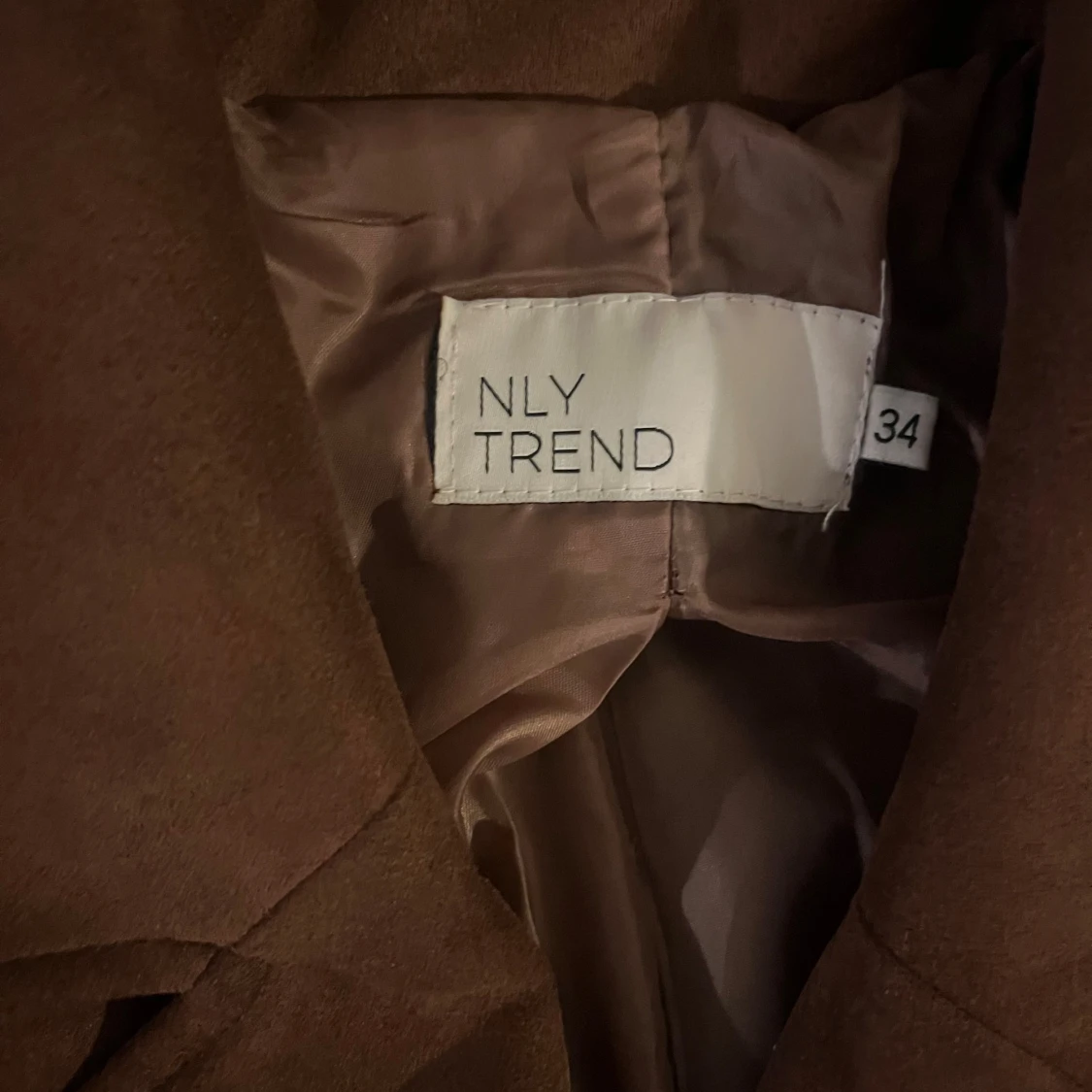 Brun mocka bikerjacka NLY Trend - 1