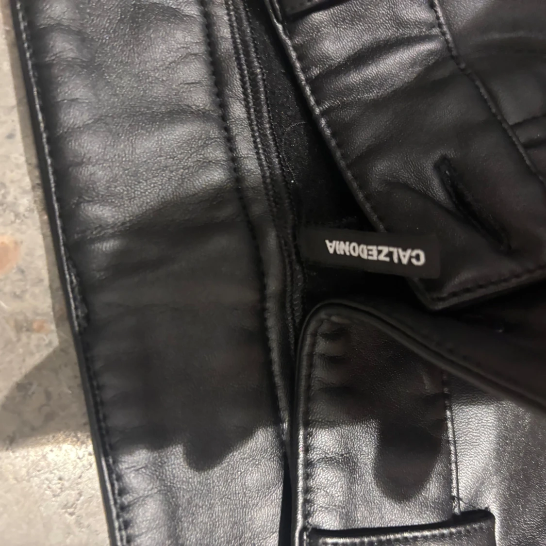 Svarta skinnbyxor från Calzedonia - 2